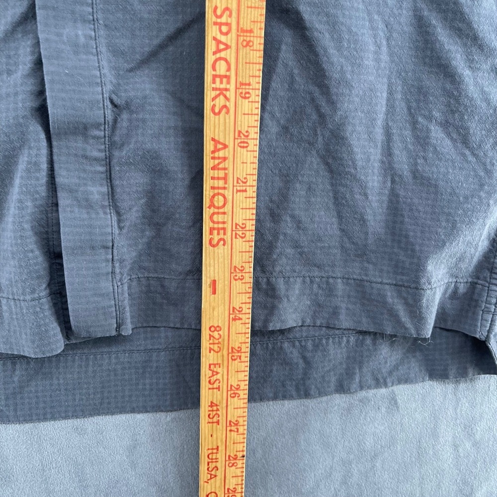 Arcteryx Mens Skyline Short Sleeve Shirt Grey Grid Snap Front 17218 Size M - Picture 6 of 7